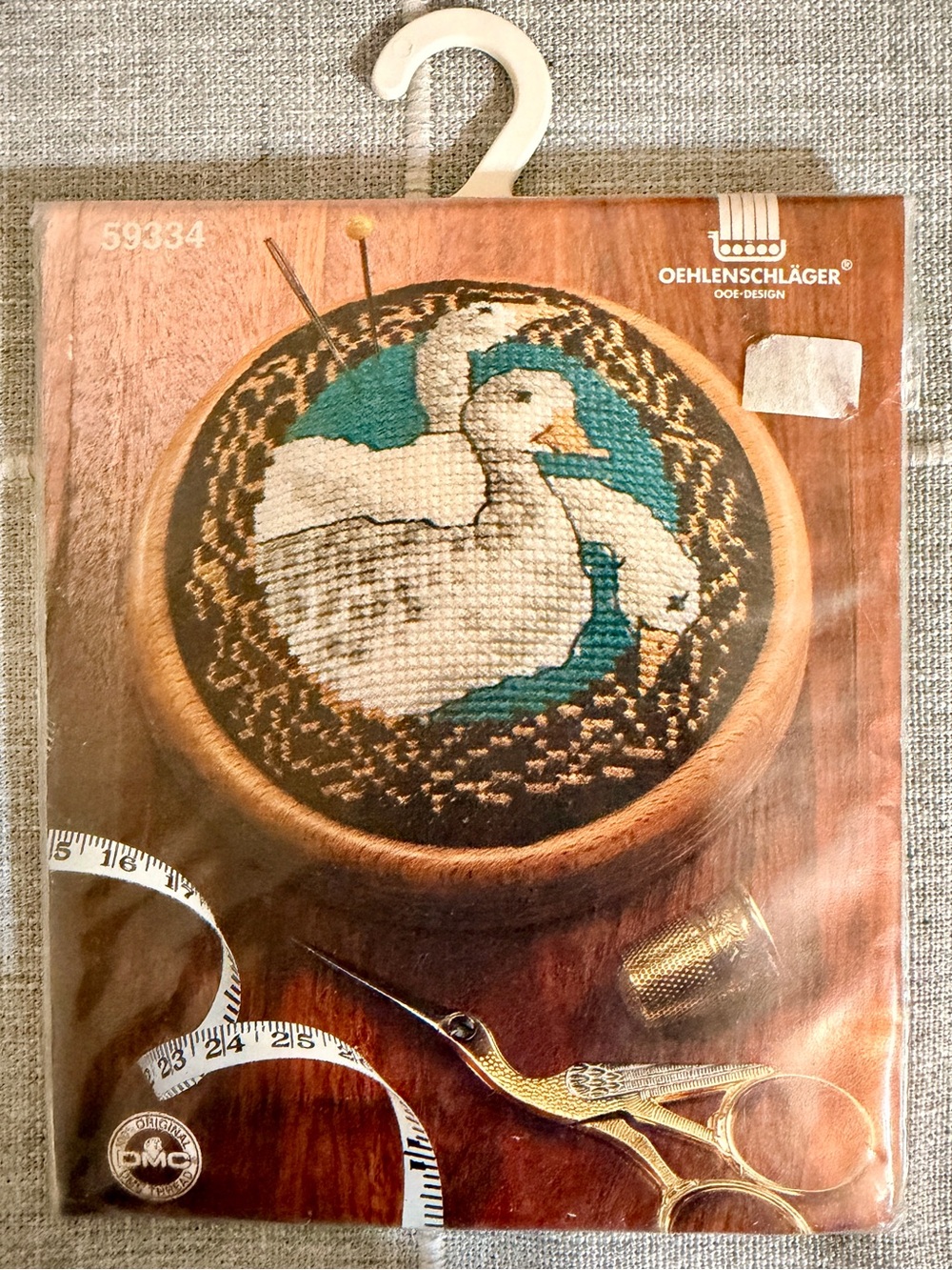 Oehlenschläger Duck Pincushion Cross Stitch Needlepoint Kit